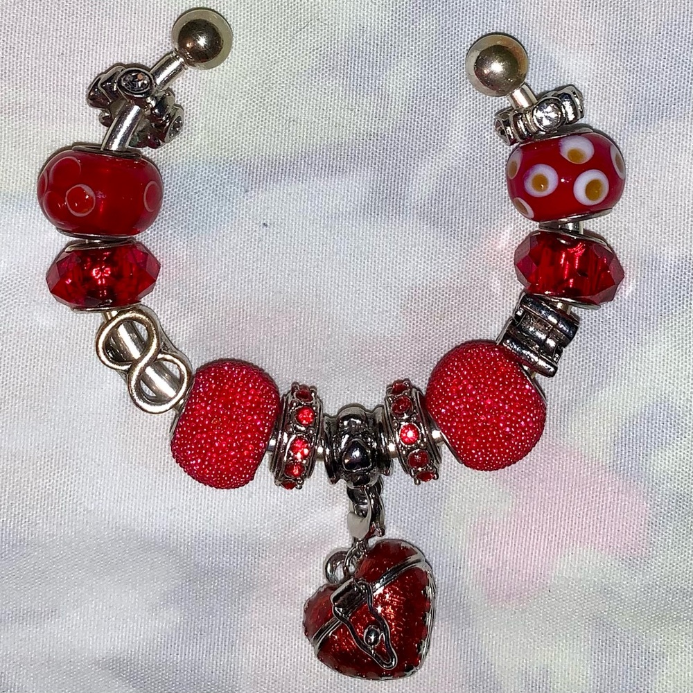 Handmade Love Themed Bracelet.